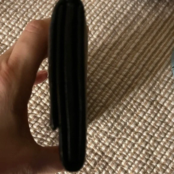 Black Salvatore Ferragomo Long Black Leather Women's Wallet - Picture 7 of 8